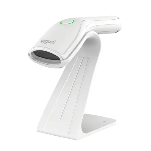 Lector código barras 2D USB botón blanco - Imagen 4
