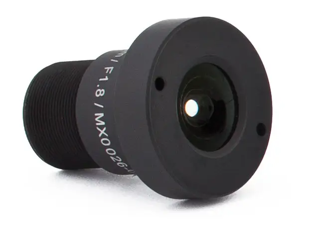 MX-B079 lente de cámara Cámara IP Objetivo estándar Negro