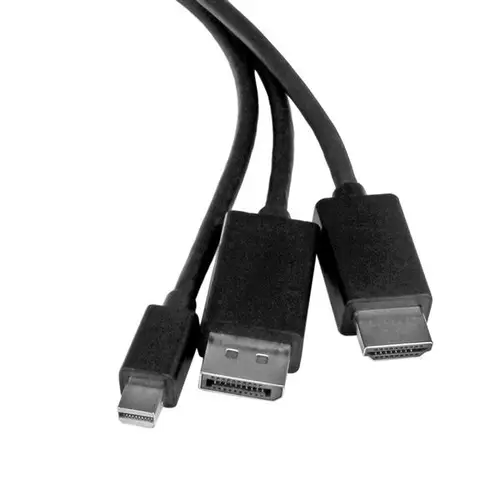Cable Conversor HDMI, DisplayPort o Mini DisplayPort a HDMI de 2m - Adaptador DP y Mini DP - Imagen 4