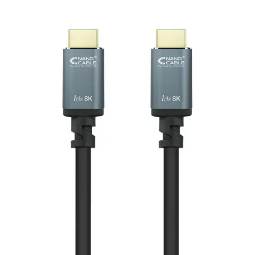 Cable HDMI 2.1 IRIS 8K A/M-A/M, Negro, 2 Metros - Imagen 2