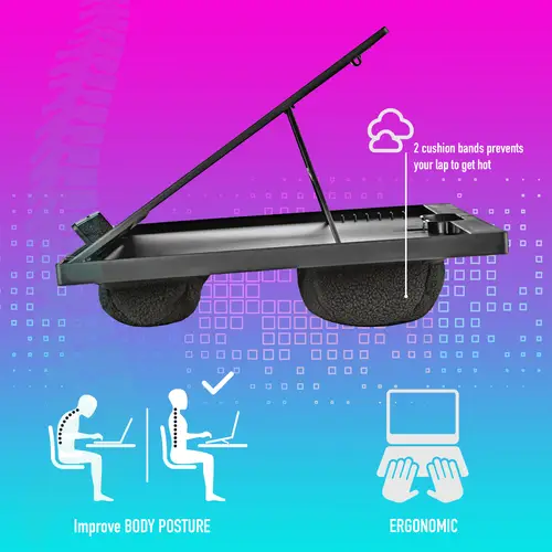 LAPNEST almohadilla fría 39,6 cm (15.6") Negro - Imagen 7