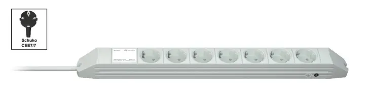 Knürr PDU DI-STRIP, básica, 0U/1U, entrada Schuko de 230 V y 16..