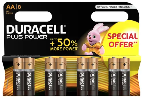 Plus Power Batería de un solo uso AA Alcalino - Imagen 1