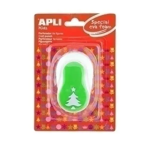 TALADRO GOMA EVA APLI ARBOL VERDE