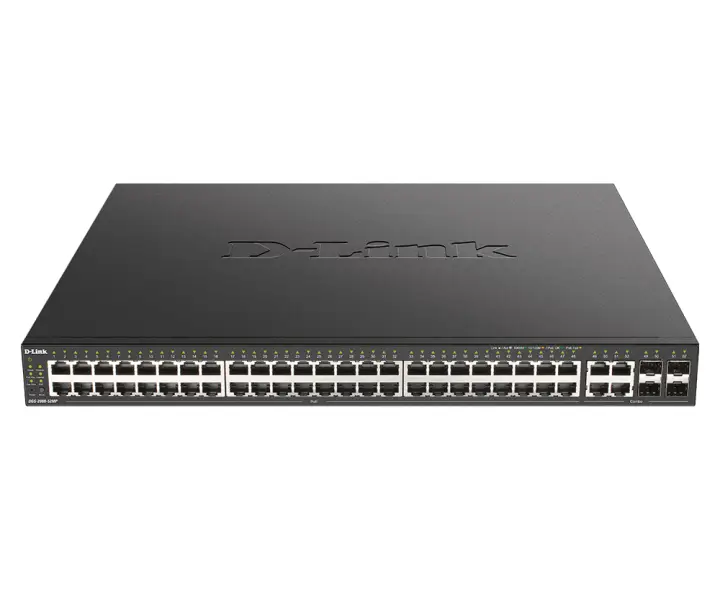 DGS-2000-52MP switch Gestionado L2/L3 Gigabit Ethernet (10/100/1000) Energía sobre Ethernet (PoE) 1U Negro