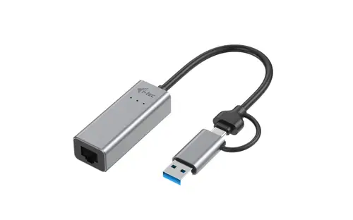 Metal USB-C/USB-A 2.5Gbps Ethernet Adapter - Imagen 2