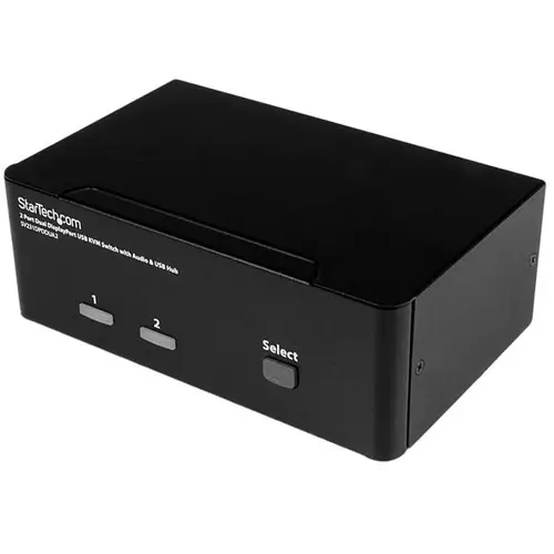 Switch Conmutador KVM de 2 Puertos DisplayPort - 4K 60Hz - Imagen 1