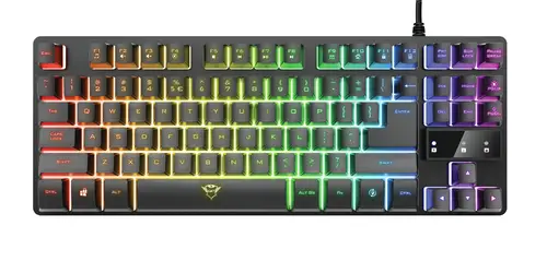 GXT 833 Thado teclado Juego USB Español Negro, Plata - Imagen 2