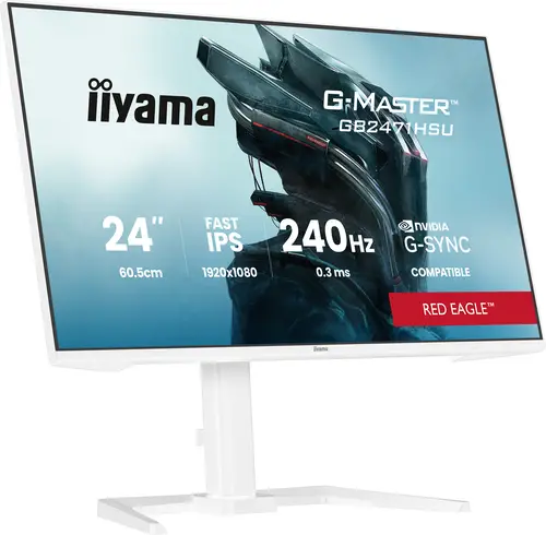 G-MASTER GB2471HSU-W1 pantalla para PC 60,5 cm (23.8") 1920 x 1080 Pixeles Blanco - Imagen 9