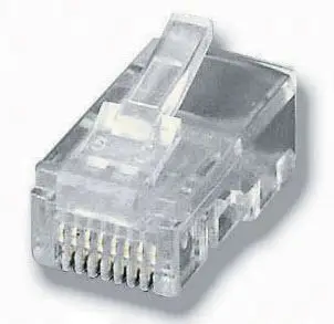 121151 conector RJ-45 (8P8C) Transparente