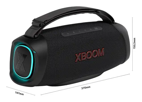 XG8T XBOOM BLK altavoz portátil o de fiesta Altavoz monofónico portátil Negro 120 W - Imagen 2