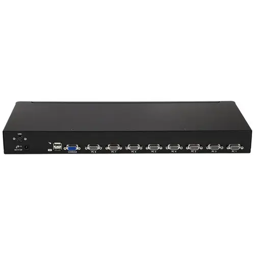 Conmutador Switch KVM 1U OSD y Cables 8 puertos USB A Vídeo VGA HD15 - Imagen 3
