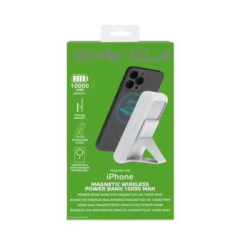 MAGPB10000WH batería externa 10000 mAh Cargador inalámbrico Blanco - Imagen 4