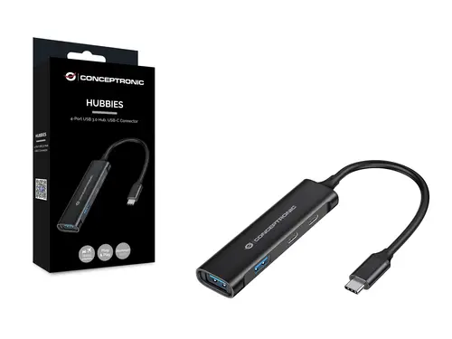 HUBBIES12B hub de interfaz USB 3.2 Gen 1 (3.1 Gen 1) Type-C 5000 Mbit/s Negro - Imagen 6