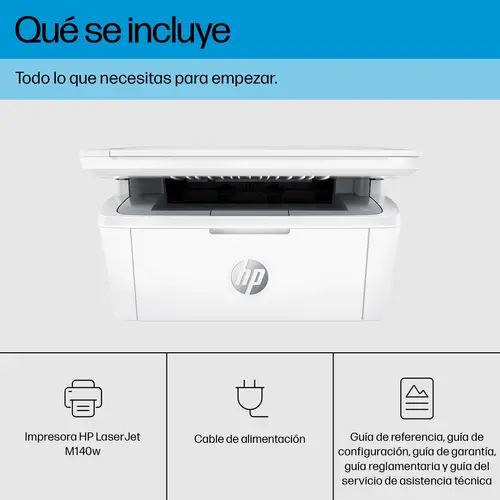 LaserJet M140w Inalámbrico Multifunction Blanco y negro Impresora, Fotocopiadora, escáner - Imagen 6