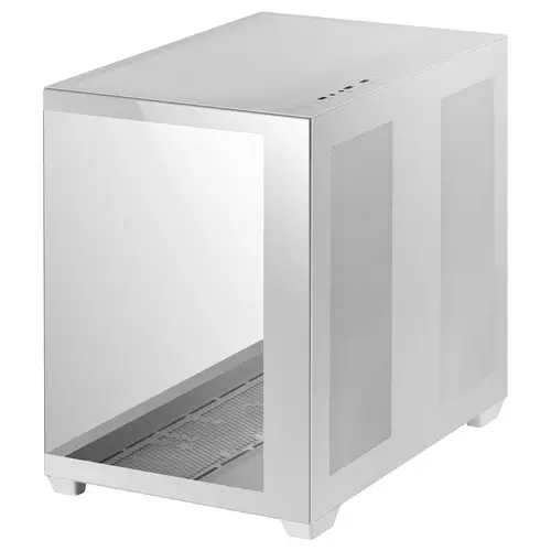 MCV4 Blanco, Torre Gaming Custom XXL E-ATX, Ventana Cristal Templado Lateral y Frontal Sin Marco, Estructura Modular Doble Cámara - Imagen 1