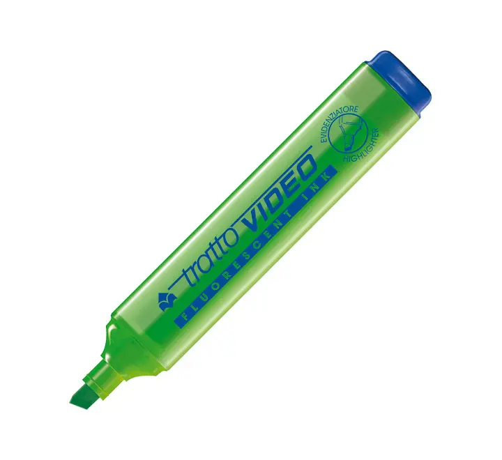 MARCAD. FLUOR FILA TRATTO VIDEO VERDE