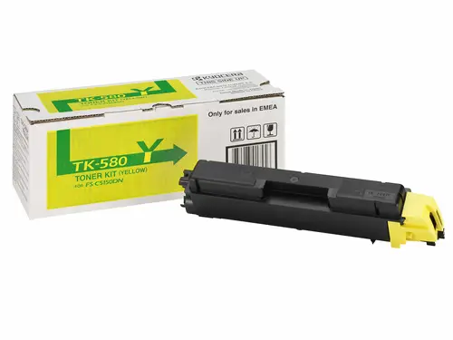 TK-580Y cartucho de tóner 1 pieza(s) Original Amarillo - Imagen 3