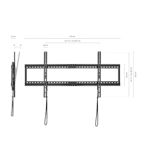 Soporte ECO Inclinable para Monitor/TV 75Kg de 37-90, Negro - Imagen 3