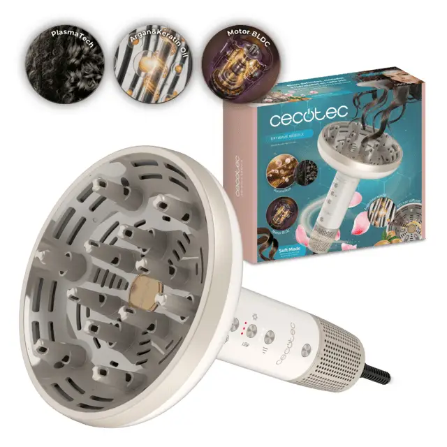 DryWave Nébula secador 1300 W Beige