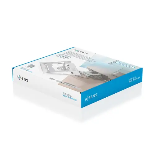 Soporte de Sobremesa Ajustable para Portatil / Tablet con USB-C Docking 7 en 1, Gris - Imagen 9