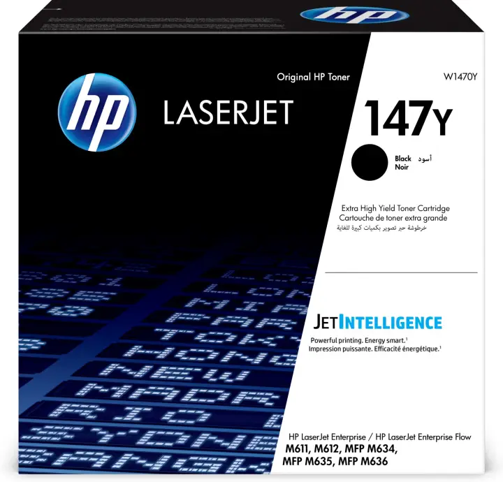 Cartucho de tóner Original LaserJet 147Y negro de capacidad superior