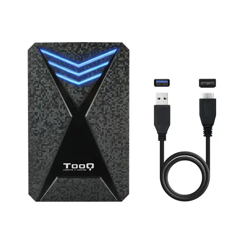 TQE-2550BL caja para disco duro externo Carcasa de disco duro/SSD Negro 2.5" - Imagen 5