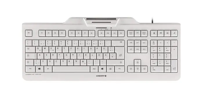KC 1000 SC teclado USB QWERTY Español Gris