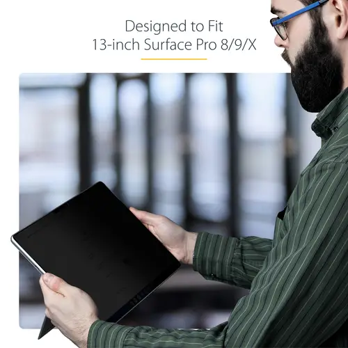 Filtro de Privacidad Táctil de 4 Vías para Orientación Horizontal/Vertical +/-30&deg  Anti Luz Azul (51%) Antirreflejo para Surface Pro 8/9/X de 13 Pulgadas - Imagen 8
