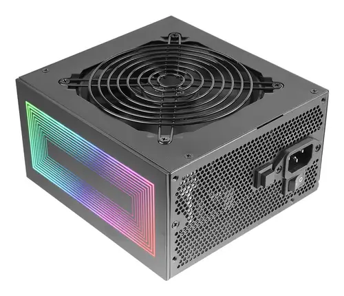 MPB750S, Fuente Alimentación ATX ARGB 750W, 6 Años de Garantía, 80Plus Bronze 230V EU, 90% Eficiencia, Ventilador 120mm AI-RPM, Iluminación ARGB MB Control, Tecnologías DC-DC y SMD, Negro - Imagen 1