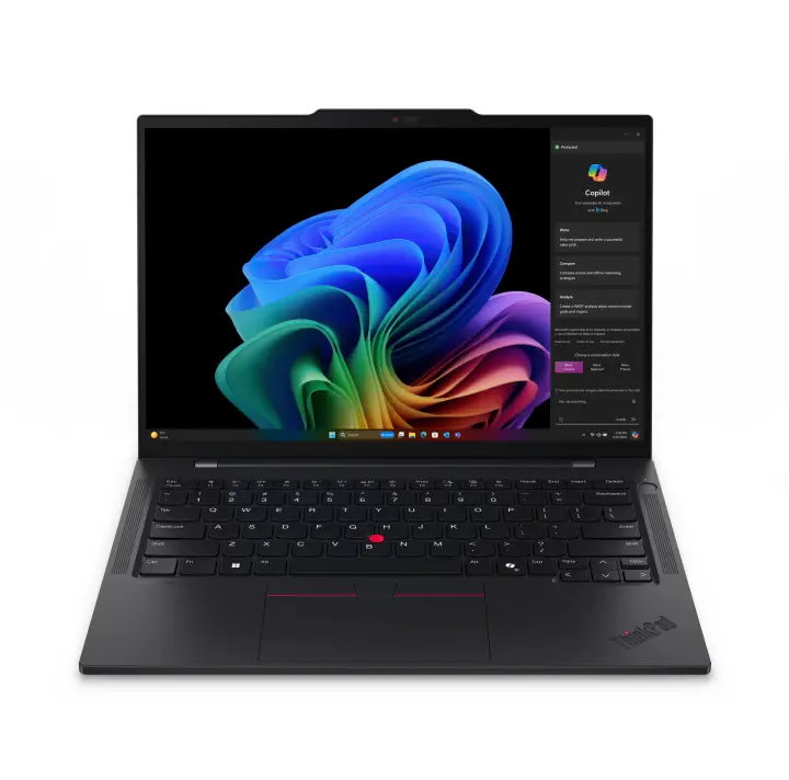 ThinkPad T14s Gen 6 (Snapdragon) Copilot+ PC Qualcomm Snapdragon X1P-42-100 Portátil 35,6 cm (14") WUXGA 16 GB LPDDR5x-SDRAM 512 GB SSD Wi-Fi 7 (802.11be) Windows 11 Pro Español Negro