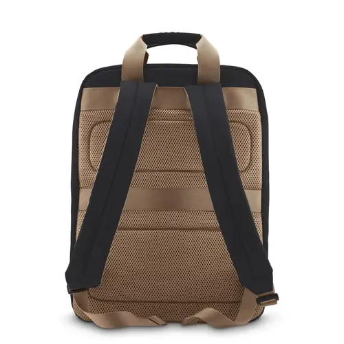 00222056 mochila Mochila de senderismo Beige, Negro Poliéster reciclado - Imagen 2