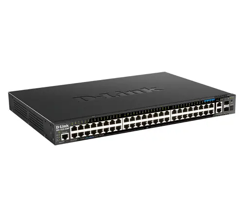 DGS-1520-52MP Gestionado L3 Gigabit Ethernet (10/100/1000) Energía sobre Ethernet (PoE) 1U Negro