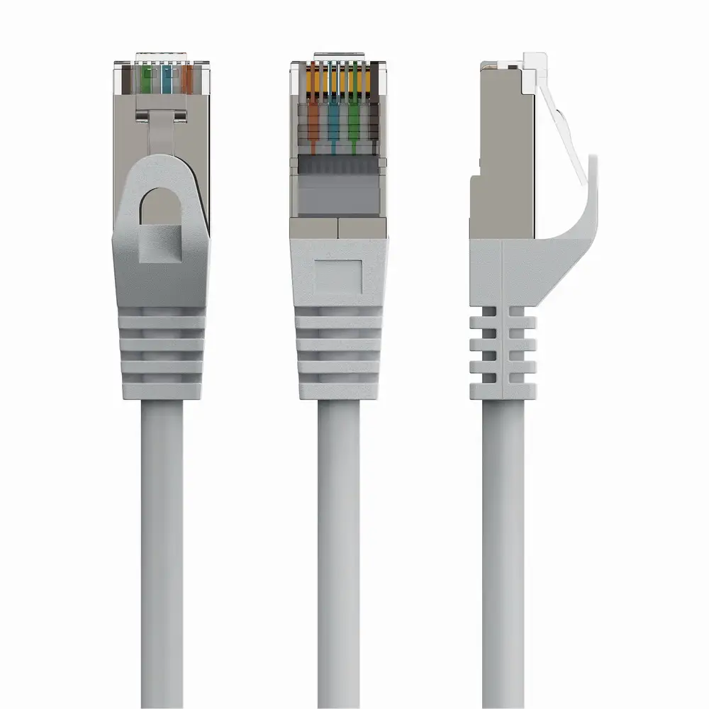 PP6A-LSZHCU-7.5M cable de red Gris 7,5 m Cat6 S/FTP (S-STP) Alrededor