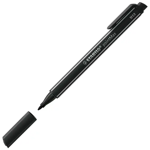 pointMax rotulador de punta fina Medio Negro 1 pieza(s) - Imagen 2