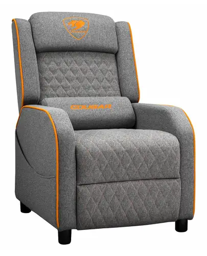 Ranger One Butaca para jugar Asiento acolchado tapizado Gris, Naranja - Imagen 2