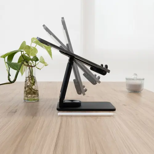 SOPORTE TOOQ PLEGABLE PARA TABLET HASTA 12.9" NEGRO - Imagen 2