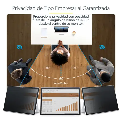 Filtro de Privacidad Táctil de 4 Vías para Orientación Horizontal/Vertical +/-30&deg  Anti Luz Azul (51%) Antirreflejo para Surface Pro 8/9/X de 13 Pulgadas - Imagen 15