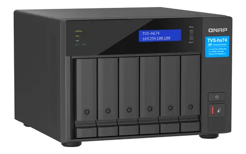TVS-H674 NAS Torre Intel® Core i5 i5-12400 32 GB DDR4 0 TB QuTS hero Negro - Imagen 3