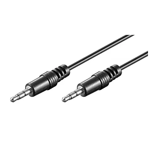 EC1606 cable de audio 2 m 3,5mm Negro - Imagen 1