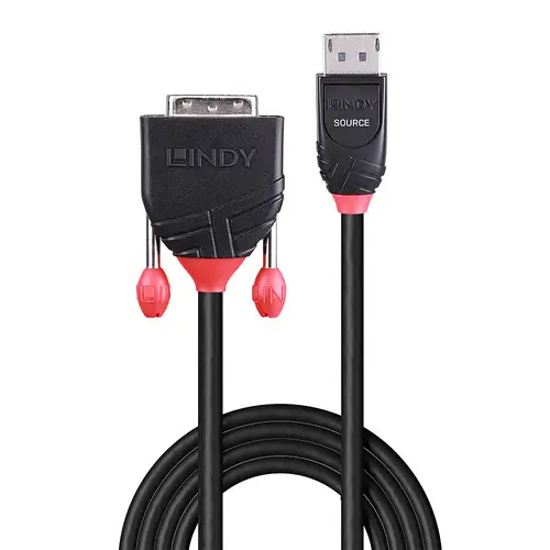 41492 adaptador de cable de vídeo 3 m DVI-D DisplayPort Negro - Imagen 2