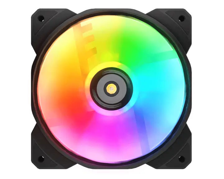 CF-MHP12HB3-RGB Carcasa del ordenador Refrigerador de aire 12 cm Negro, Blanco 3 pieza(s)