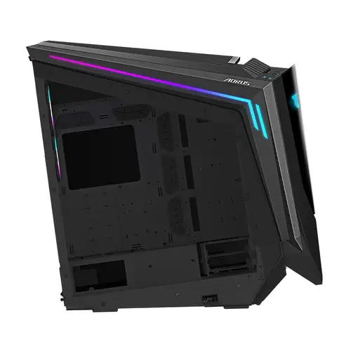 AORUS C700 GLASS Caja de PC  Torre completa, compatible con hasta E-ATX y radiadores de 420 mm, 5 ventiladores de 120 mm preinstalados, USB 3.1 Tipo-C, RGB Fusion - Imagen 5