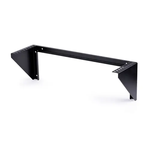 Rack Vertical Fijo Mural 3U de 19 Pulgadas para Servidores - Bracket de Pared para Panel de Parcheo - de Telecomunicaciones - Informática - Redes - Capacidad de 68kg - Imagen 1