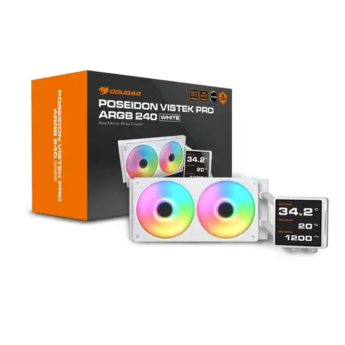 CGR-PSDVPRGB-W-240 Procesador Sistema de refrigeración líquida todo en uno 12 cm Blanco - Imagen 5