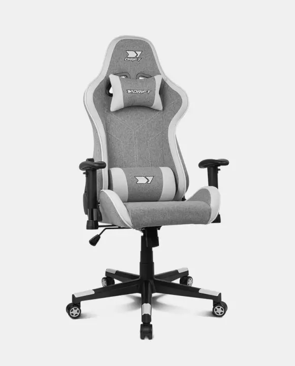 DR90 PRO Silla para videojuegos de PC Asiento acolchado Gris, Bla..