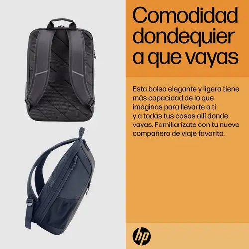 Mochila para portátil Travel de 15,6 pulgadas y 18 litros, color gris - Imagen 5