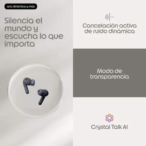Moto Buds 2 Auriculares Inalámbrico Dentro de oído Llamadas/Música Bluetooth Carbono - Imagen 14