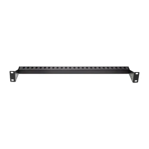 Barra 1U de Amarre Horizontal para Gestión de Cables en Rack - para Racks de 19" - Profundidad Ajustable - Guía Horizontal para Paneles de Parcheo / Switches / PDUs - Imagen 4