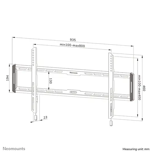 WL30-550BL18 Soporte de pared para TV 43-86" - ultra plano - fácil montaje - Imagen 16